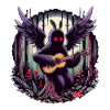 Mothman with classical guitar