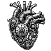 Mechanical Steampunk Heart