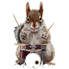 Eichhörnchen Schlagzeug