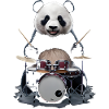 Panda Schlagzeug