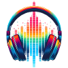 Vibrant Sound Headphone rainbow