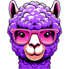 Alpaca with Sunglasses