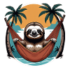 Sloth in the hammock