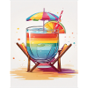 Rainbow Cocktail