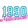 Retro 1990 Millennial Digital Style Design