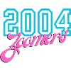 2004 Zomers Retro Neon Tee