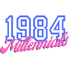 Millésime Année 1984 Impression d’art numérique
