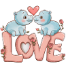 Hippos in Love