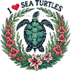 I Love Sea Turtles