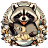 Vareniki Raccoon Cute Gift