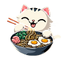 Anime Cat Ramen