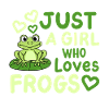 Frösche Froschliebhaber Mädchen