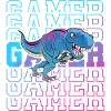 Gamer Gaming Zocken T Rex