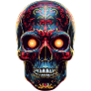 A sweet and whimsical skull.