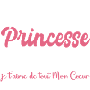 Prinsesse kærlighedsgave, min prinsesse jeg elsker dig