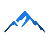 Mountains logo white