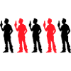 Drinking Party Silhouette