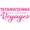 Technicienne globe-trotteuse passionnée de voyages