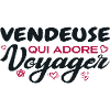 Vendeuse globe-trotteuse passionnée de voyages