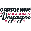 Gardienne globe-trotteuse passionnée de voyages
