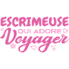 Escrimeuse globe-trotteuse passionnée de voyages