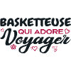 Basketteuse globe-trotteuse passionnée de voyages