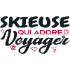 Skieuse globe-trotteuse passionnée de voyages