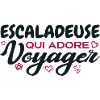 Escaladeuse globe-trotteuse passionnée de voyages