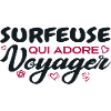 Surfeuse globe-trotteuse passionnée de voyages