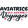 Aviatrice globe-trotteuse passionnée de voyages