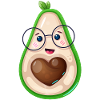Lawyer Geek Heart Glasses