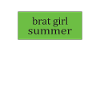brat Fille été