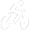 Cyclists on bicycles