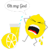 Funny lemon design