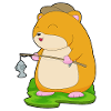Hamster Angler Fish Fishing