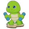 Turtle Bodybuilder Dumbbells Bodybuilding