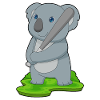 Koala Baseball Baseball Bat