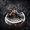 Woman dancing elegantly