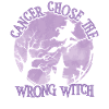 Cancer Witch Lavender Cancer Awareness