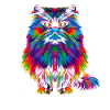 Himalayan Cat Popart
