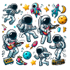 Stylized Astronaut