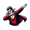 Dabbing Vampire Funny Dabbing Design