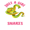 Girl Loves Snakes