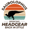 Saurolophus Dinosaur Dino Paleontologist Fossil