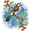 Bunter Vogel