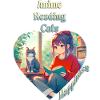 Anime - Reading - Cats - Happiness