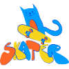 Cute skater cat