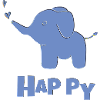 Elephant Happy