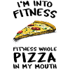 I'm into Fitness Whole Pizza