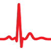 Ecg heart beat line